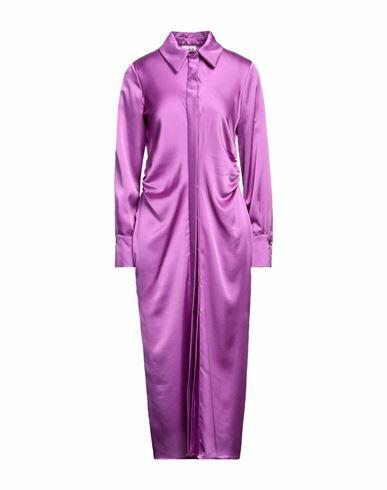 Berna Woman Midi dress Mauve Polyester Cover