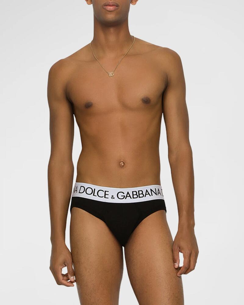 Dolce & Gabbana Men's Midi Logo Briefs Cover