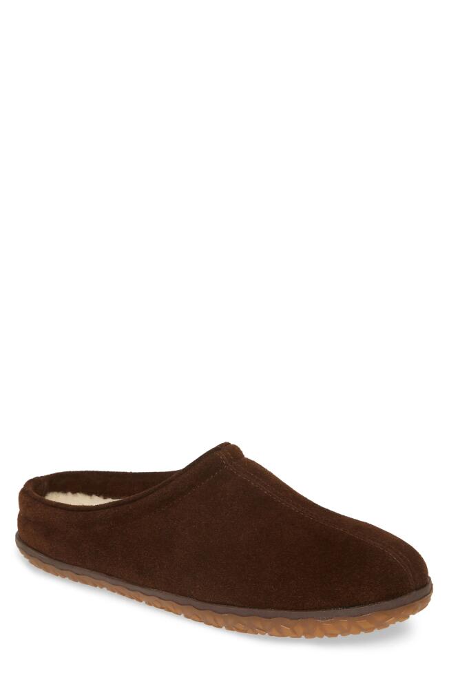 Minnetonka Taylor Slipper in Chocolate Suede Cover