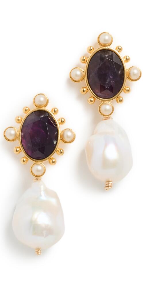 Brinker + Eliza Rosalie Earrings Amethyst Cover