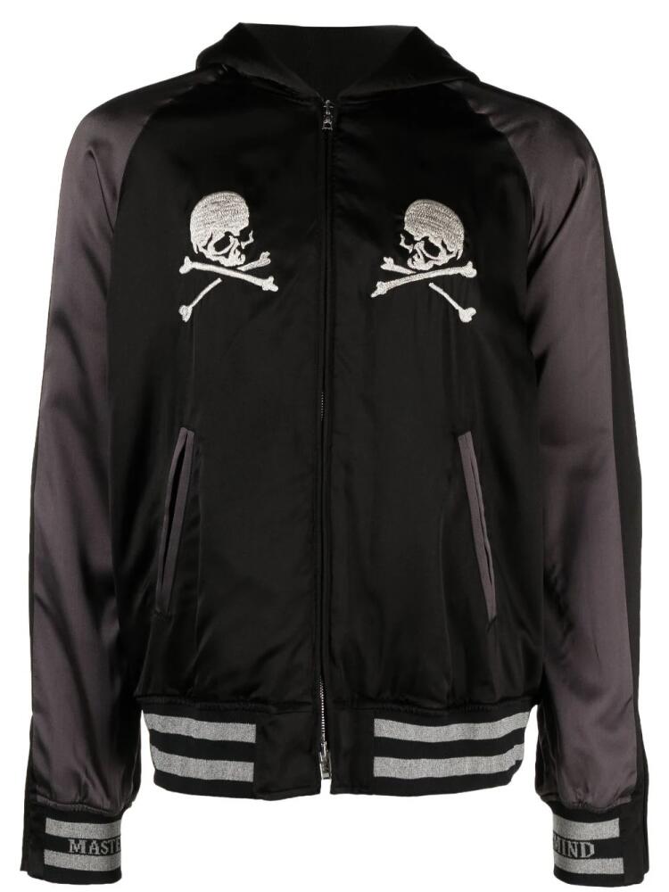 Mastermind Japan skull-embroidered bomber jacket - Black Cover