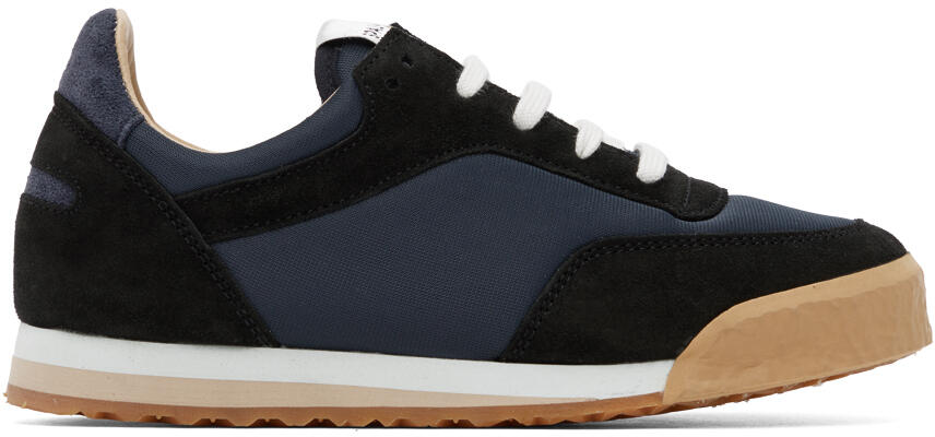 Spalwart Navy & Black Pitch Low Sneakers Cover