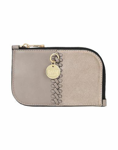 See By Chloé Woman Coin purse Dove grey Bovine leather Cover