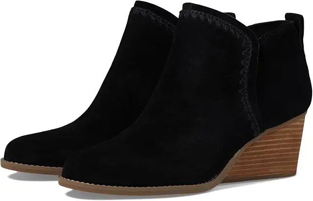 TOMS Kaia (Black Suede) Women's Boots Cover