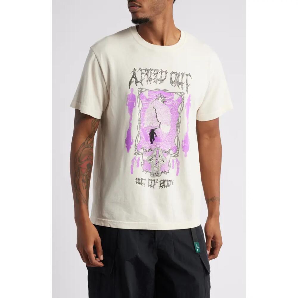 Afield Out Astral Cotton Graphic T-Shirt in Bone Cover