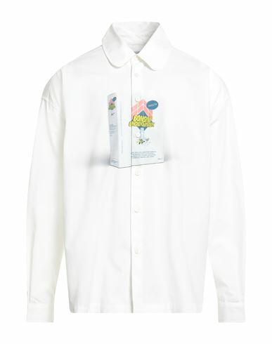 Bonsai Man Shirt White Cotton Cover