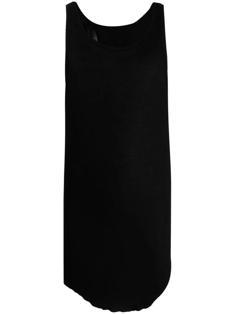 Boris Bidjan Saberi long scoop-neck tank top - Black Cover