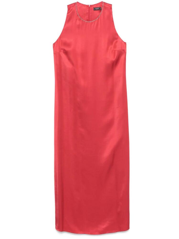 Peserico satin maxi dress - Red Cover