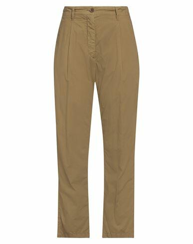 Aspesi Woman Pants Military green Cotton Cover