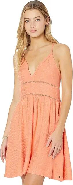 Roxy New Silver Light (Papaya Punch) Women's Dress Cover