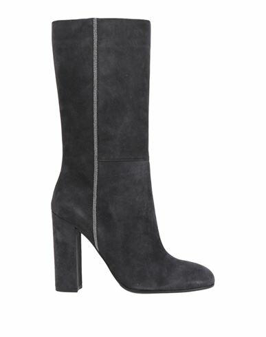 Fabiana Filippi Woman Boot Midnight blue Soft Leather Cover