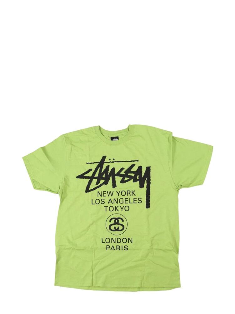 Stüssy graphic t-shirt - Green Cover