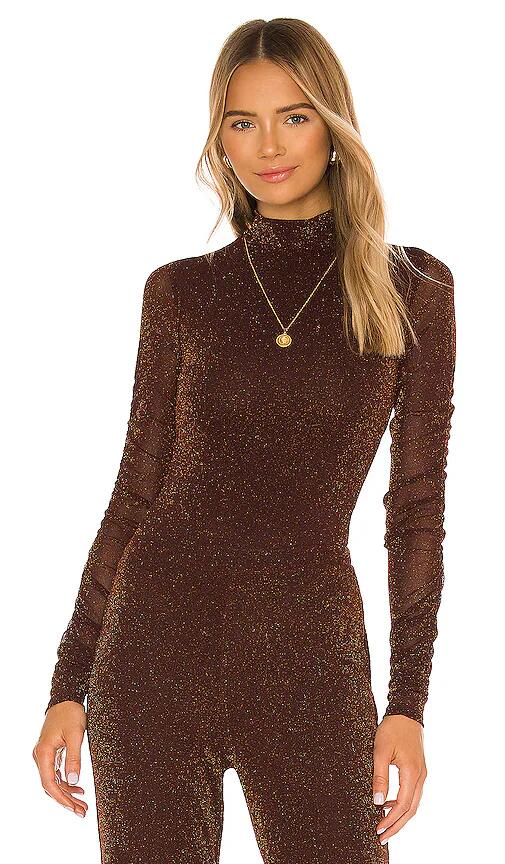 House of Harlow 1960 x REVOLVE Sienna Bodysuit in Brown Cover