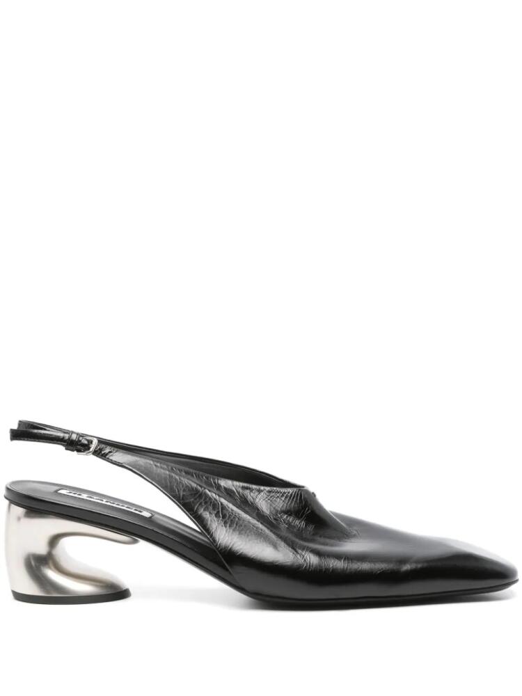 Jil Sander 60mm slingback pumps - Black Cover