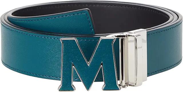 MCM Claus Reversible Belt Adjustable (Deep Teal) Belts Cover