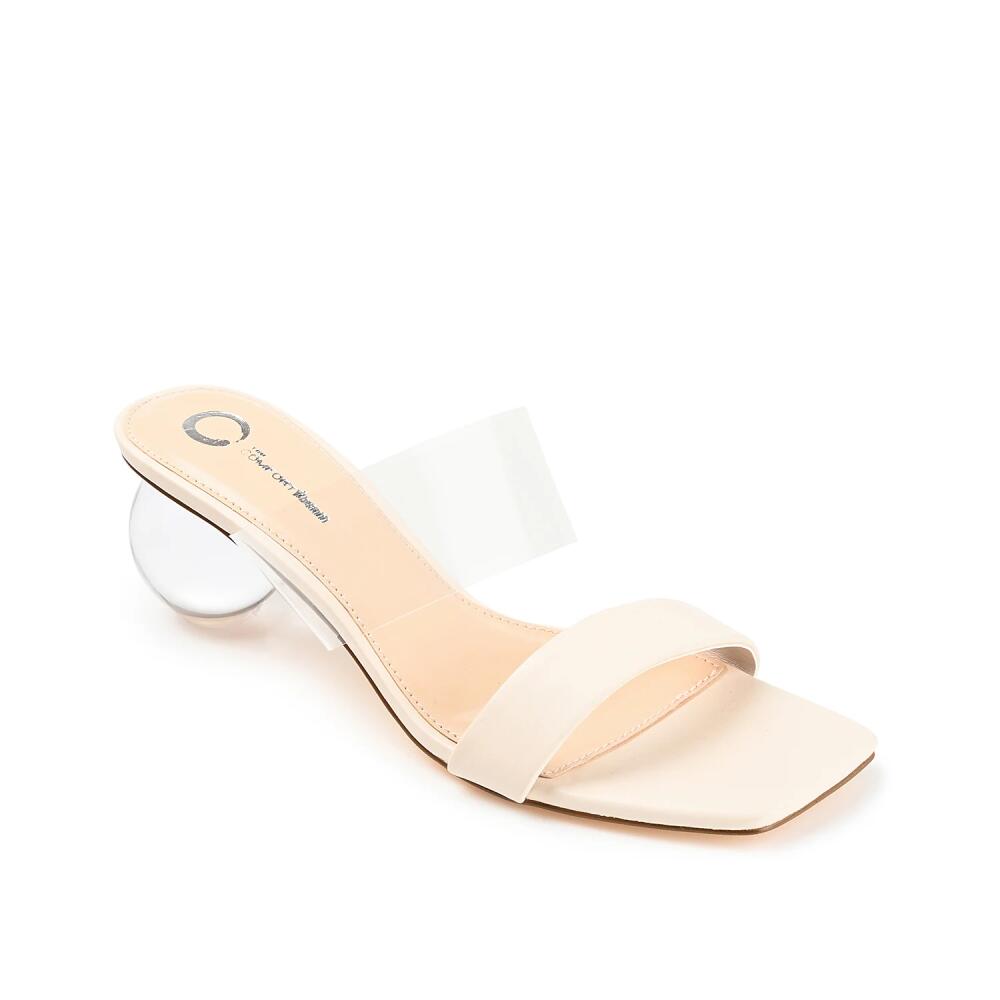 Journee Collection July Sandal | Women's | Off White Cover