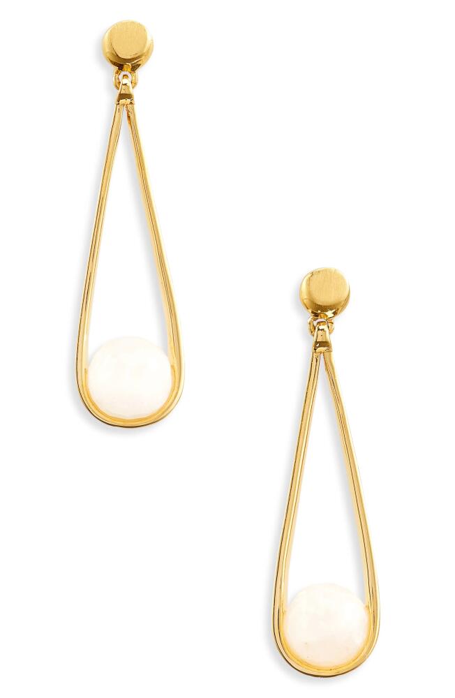 Dean Davidson Mini Ipanema Drop Earrings in Moonstone/Gold Cover