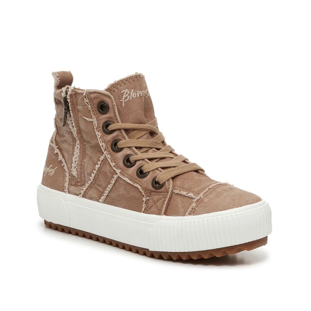 Blowfish Malibu Rev HighTop Sneaker | Women's | Taupe Cover