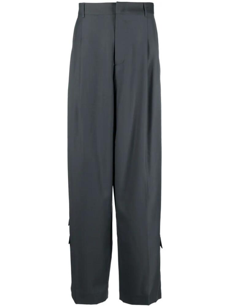 A BETTER MISTAKE Strike virgin wool trousers - Grey Cover