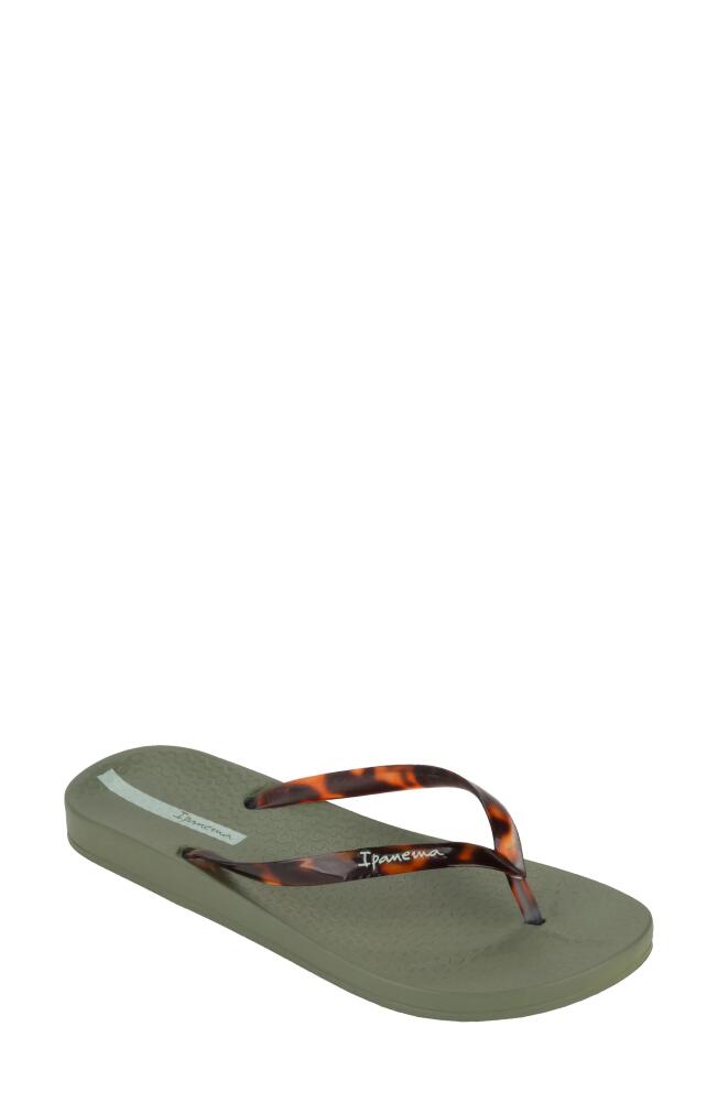 Ipanema Ana Flip Flop in Green/Clear Cover