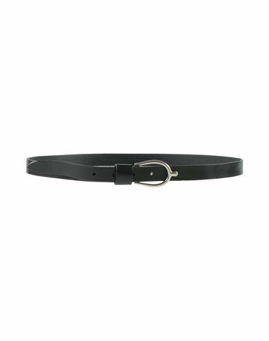 Saint Laurent Woman Belt Black Leather Cover