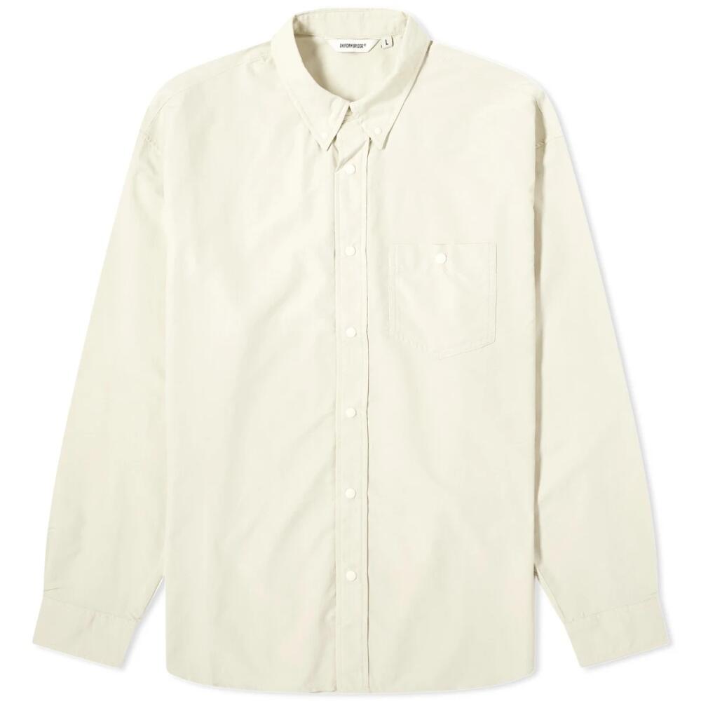 Uniform Bridge Men's Uniform Shirt in Beige Cover