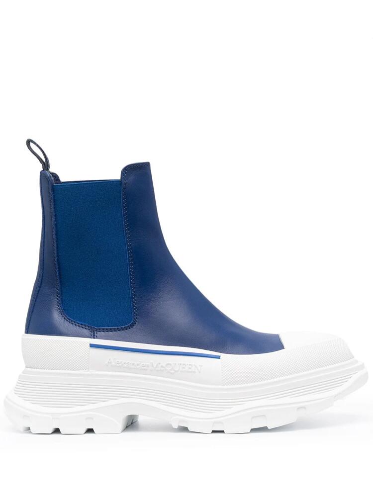 Alexander McQueen Tread Slick ankle boots - Blue Cover