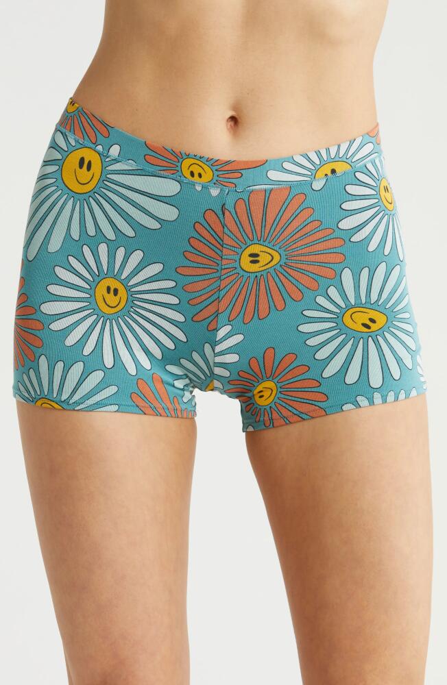 MeUndies FeelFree Boyshorts in Disco Daisies Cover