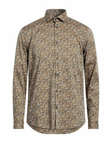 Hamaki-ho Man Shirt Khaki Cotton, Nylon, Elastane Cover