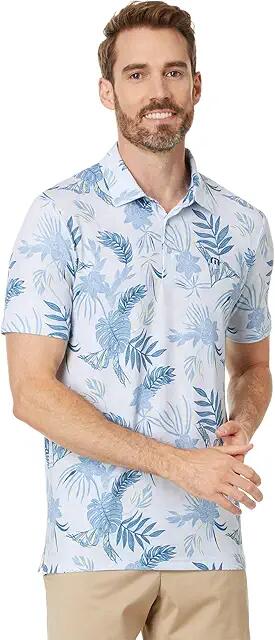 TravisMathew Featherweight Island (Heather Light Grey 1) Men's Short Sleeve Knit Cover