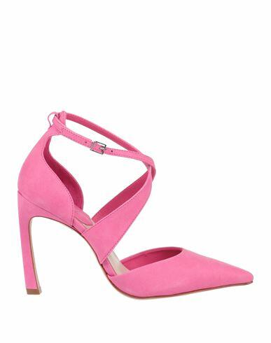 Schutz Woman Pumps Magenta Leather Cover