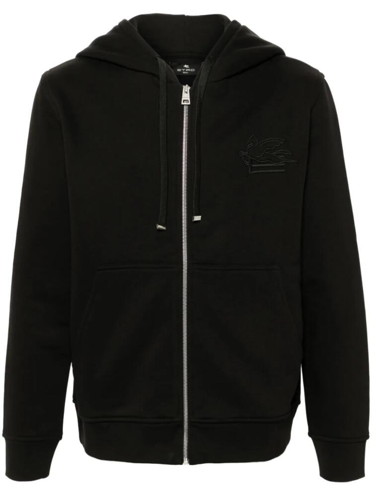 ETRO Pegaso-motif hoodie - Black Cover