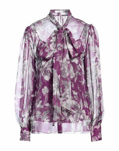 Erdem Woman Shirt Mauve Silk Cover