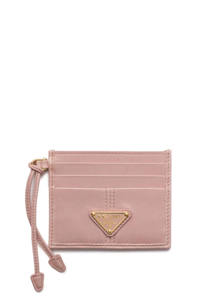 Prada leather card holder - Pink Cover