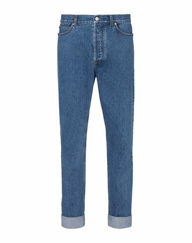 Balmain Man Jeans Blue Cotton Cover