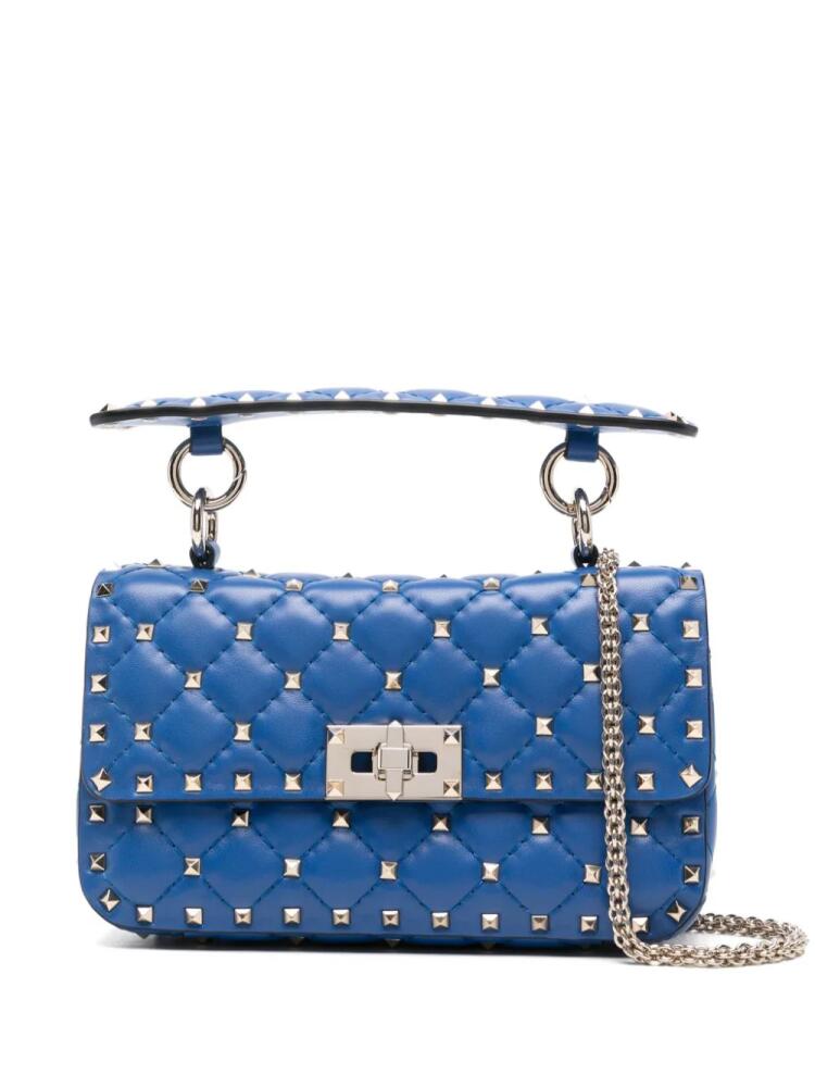 Valentino Garavani small Rockstud Spike tote bag - Blue Cover