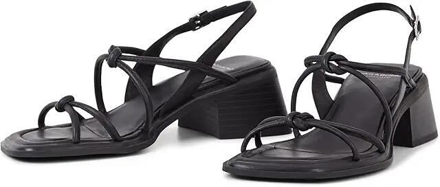 Vagabond Shoemakers Ines Leather Knotted Sandals (Black) Women's Sandals Cover