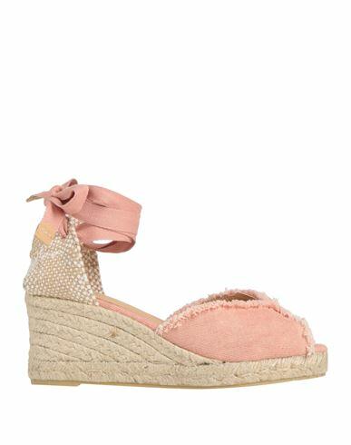 Castañer Woman Espadrilles Pink Textile fibers Cover