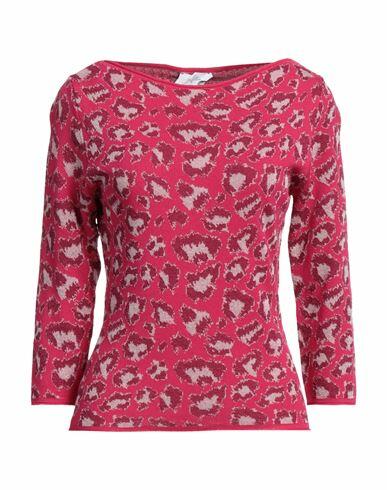 Soallure Woman Sweater Fuchsia Viscose, Polyester, Polyamide, Metallic Polyester Cover