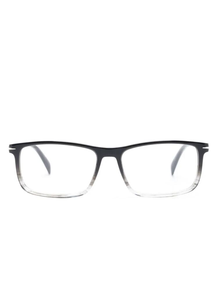 Eyewear by David Beckham two-tone rectangle-frame glasses - Black Cover