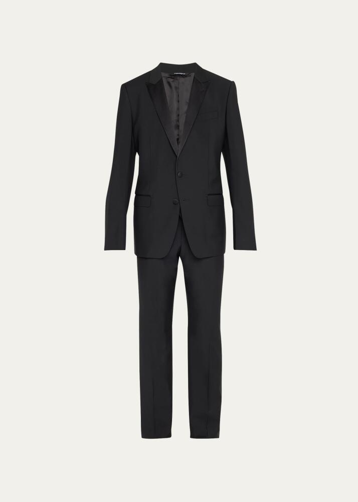 Dolce & Gabbana Men's Martini Two-Piece Tuxedo with Vest Cover