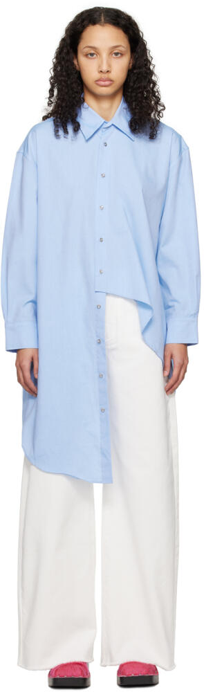 Marques Almeida Blue Wrap Shirt Cover