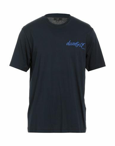 Dunhill Man T-shirt Midnight blue Cotton Cover