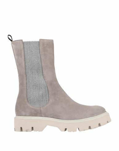 Roberto Festa Woman Ankle boots Light grey Soft Leather Cover