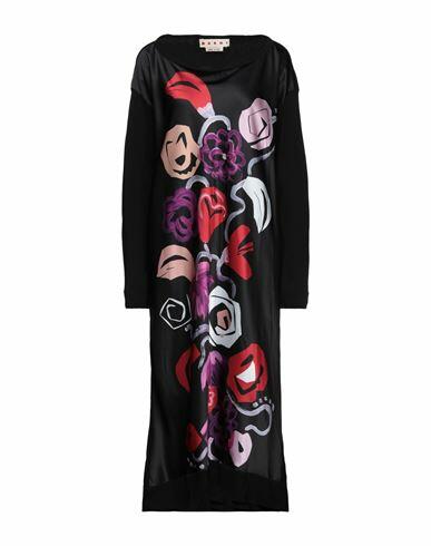 Marni Woman Midi dress Black Polyester, Viscose, Acetate Cover