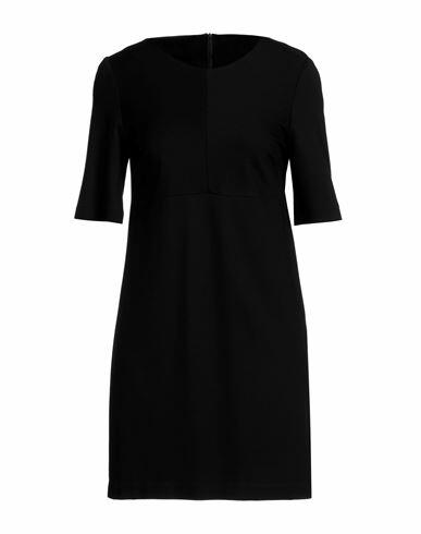 Biancoghiaccio Woman Mini dress Black Viscose, Polyamide, Elastane Cover