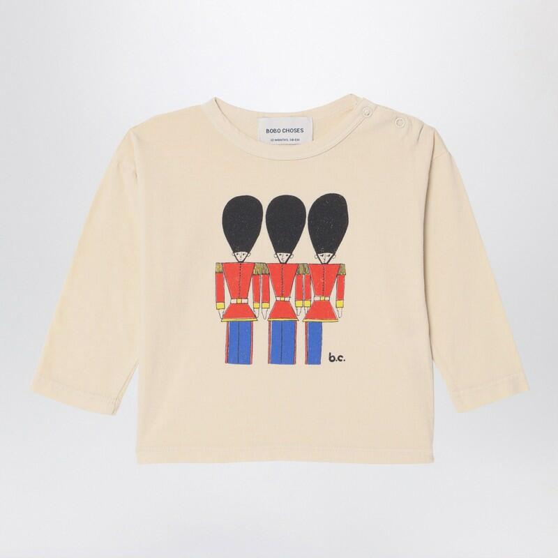 Bobo Choses Little Tin Soldiers ivory T-shirt Cover