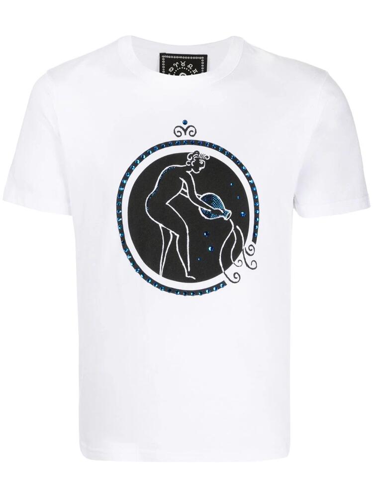 10 CORSO COMO Aquarius print T-shirt - White Cover