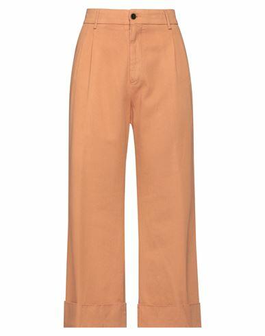 Berwich Woman Pants Apricot Cotton Cover