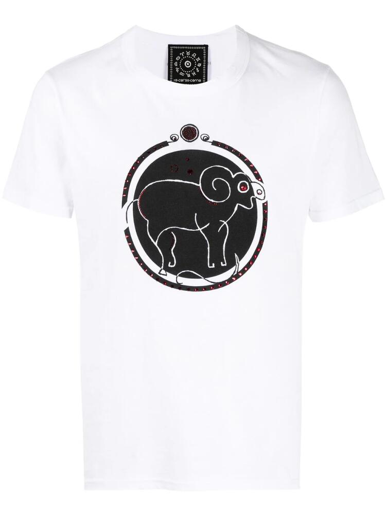 10 CORSO COMO graphic-print short-sleeve T-shirt - White Cover